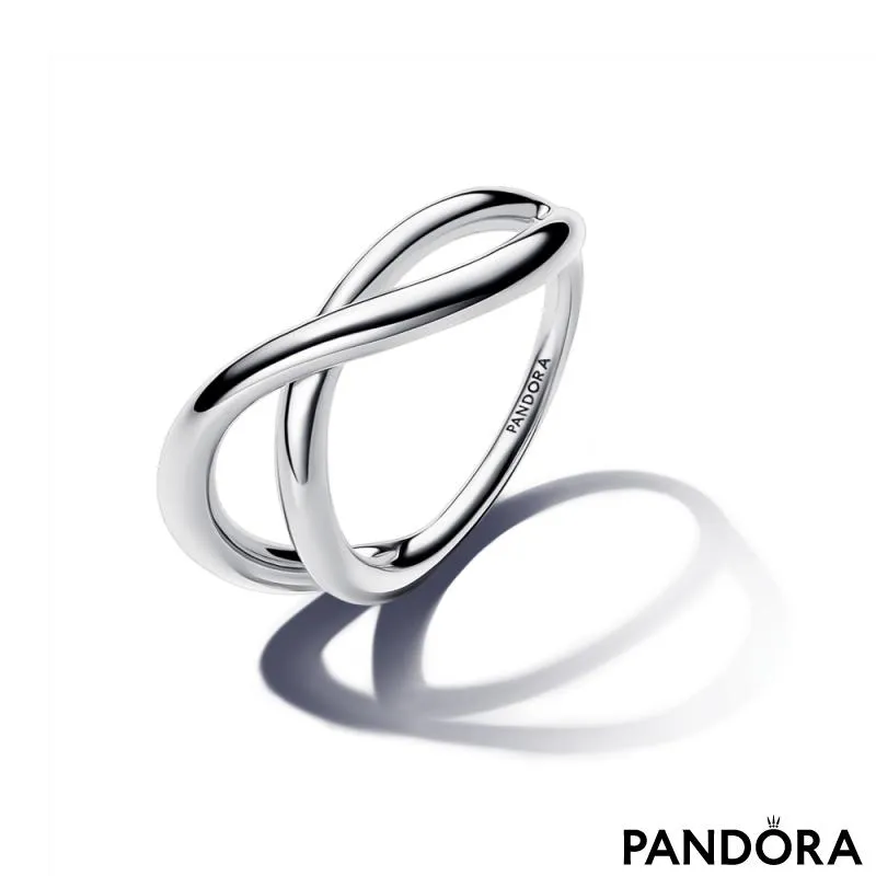 Prsten organskog oblika sa simbolom beskonačnosti 